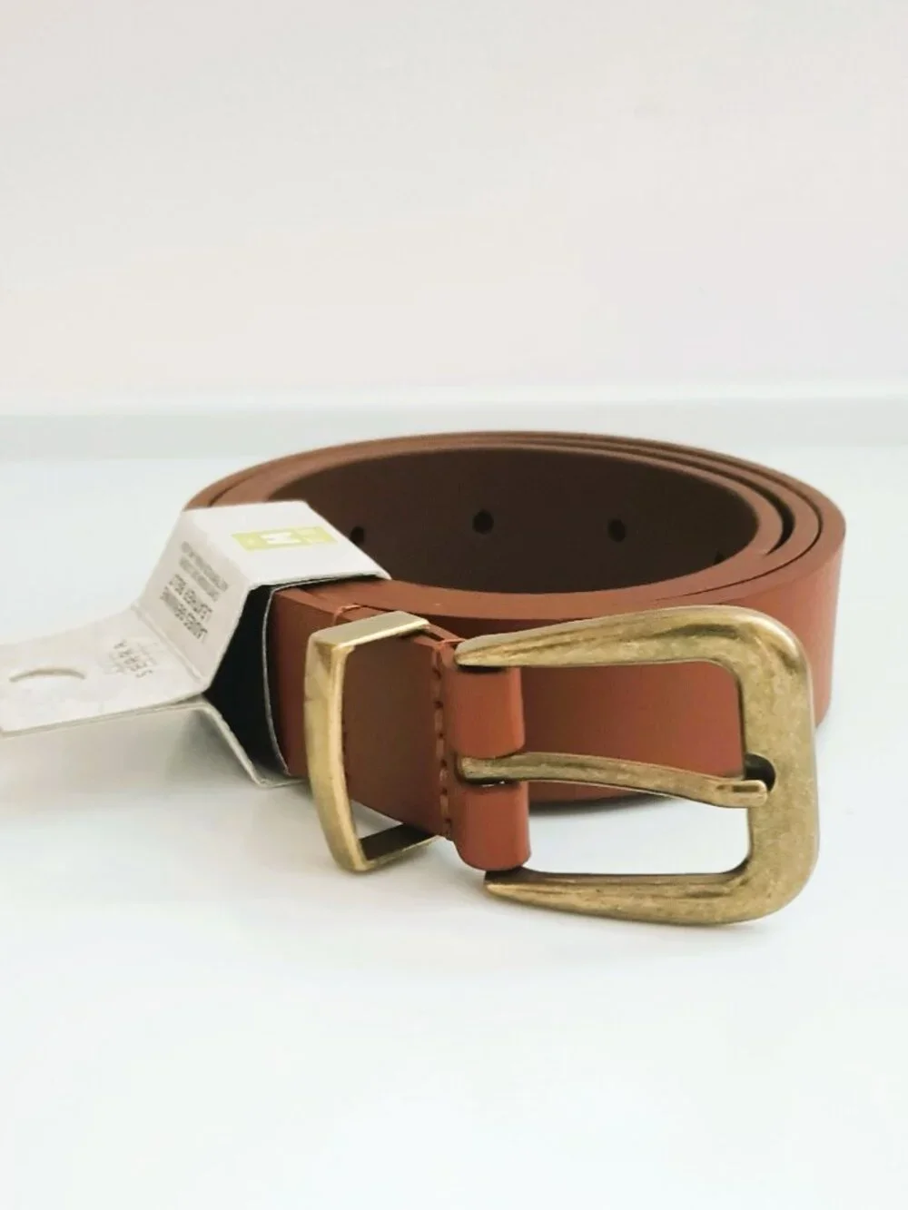 Serra Women's Brown Leather Belt 31